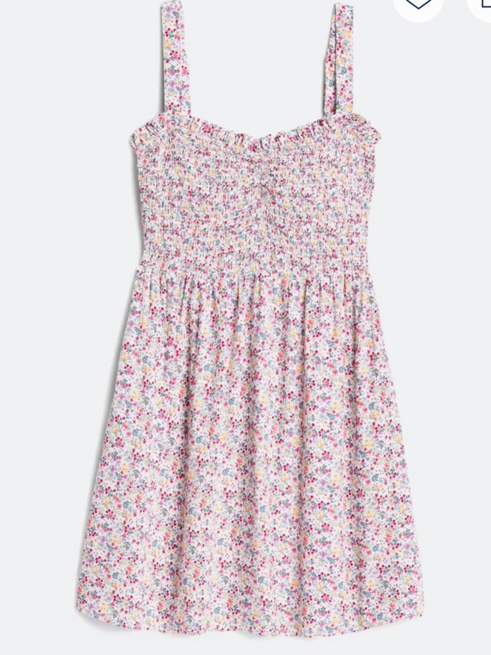 Smocked Sweetheart Style Dress, Size XL